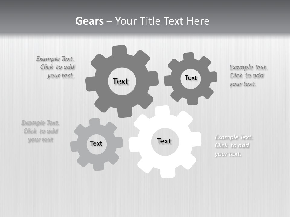 Polished Metallic Iron PowerPoint Template