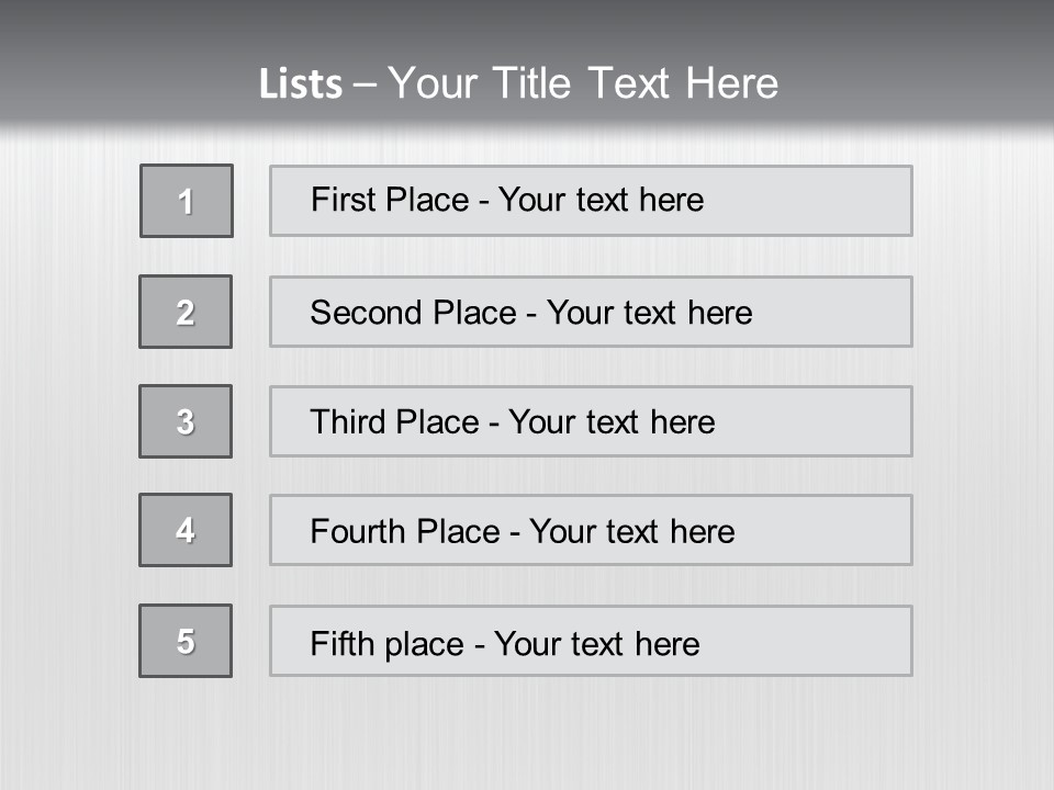 Polished Metallic Iron PowerPoint Template