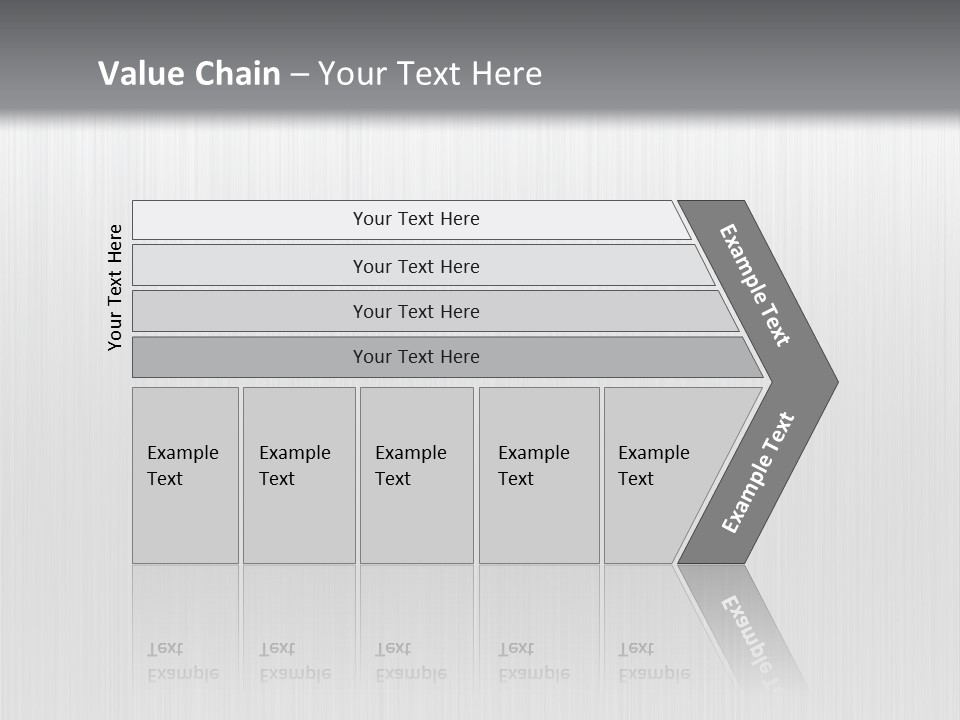 Polished Metallic Iron PowerPoint Template