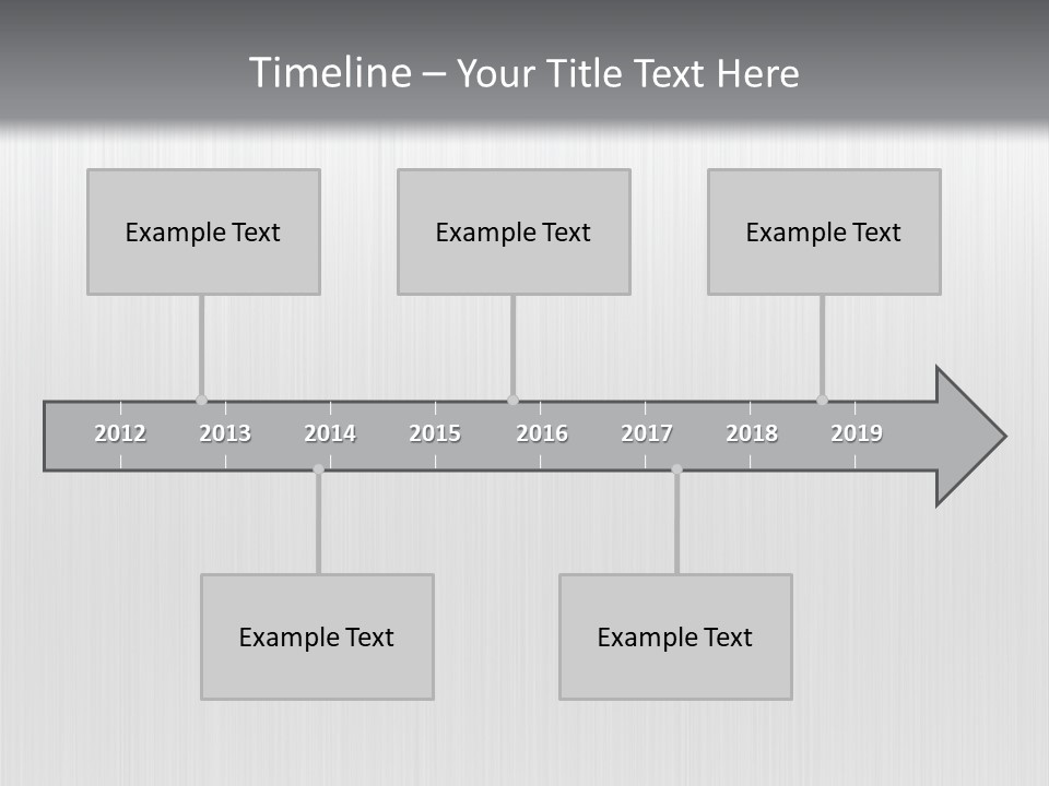 Polished Metallic Iron PowerPoint Template