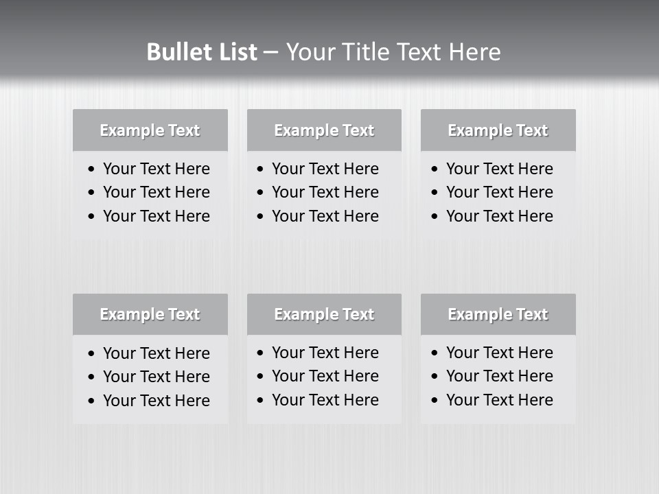 Polished Metallic Iron PowerPoint Template