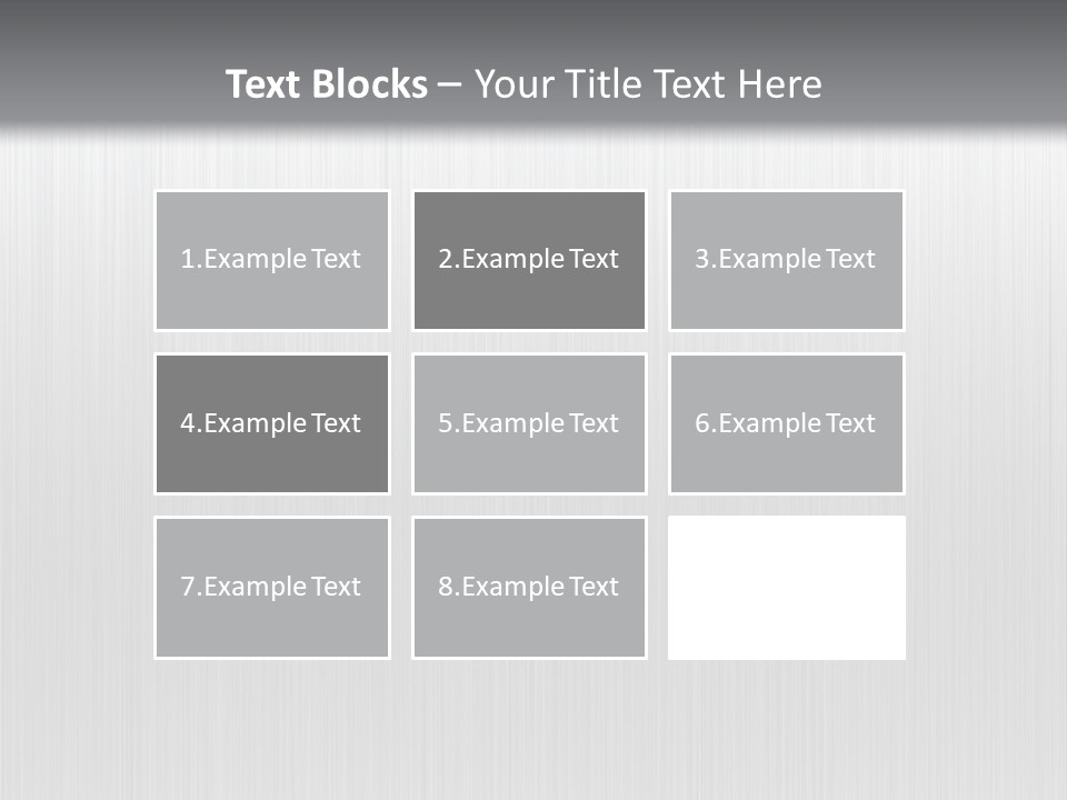 Polished Metallic Iron PowerPoint Template