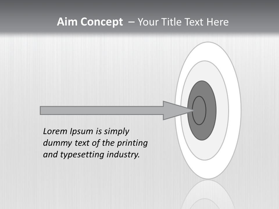 Polished Metallic Iron PowerPoint Template