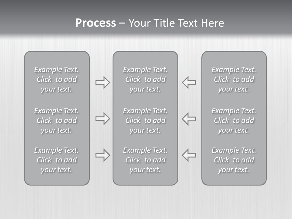 Polished Metallic Iron PowerPoint Template