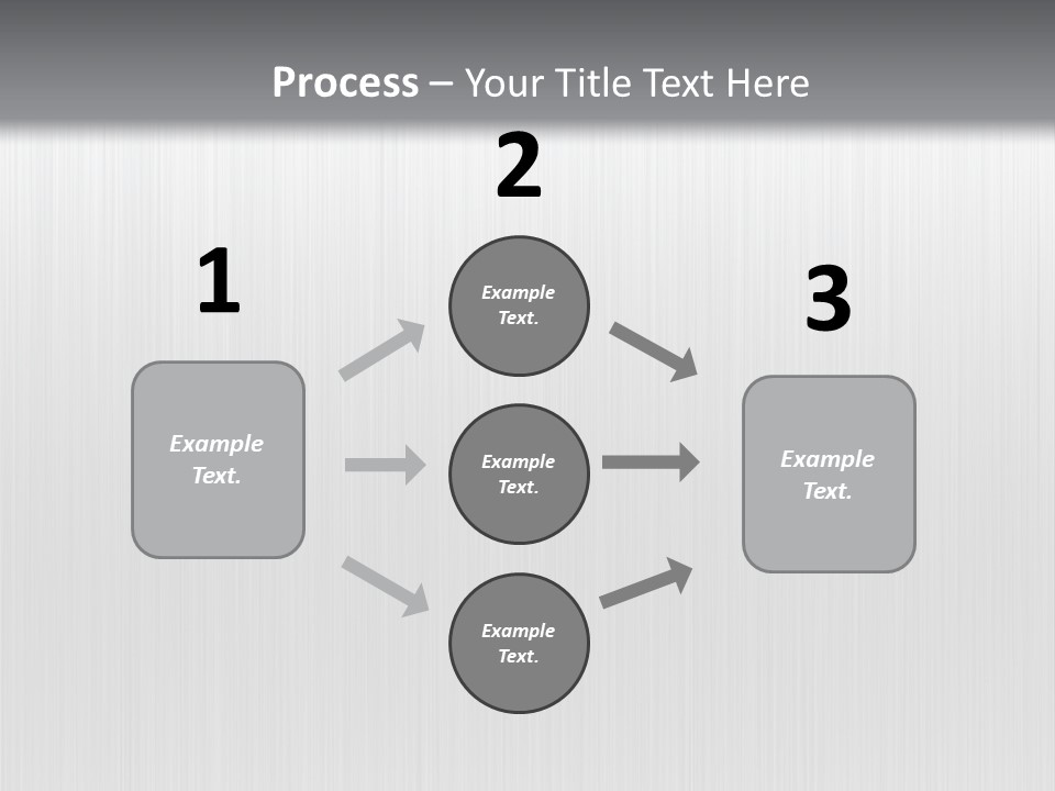 Polished Metallic Iron PowerPoint Template