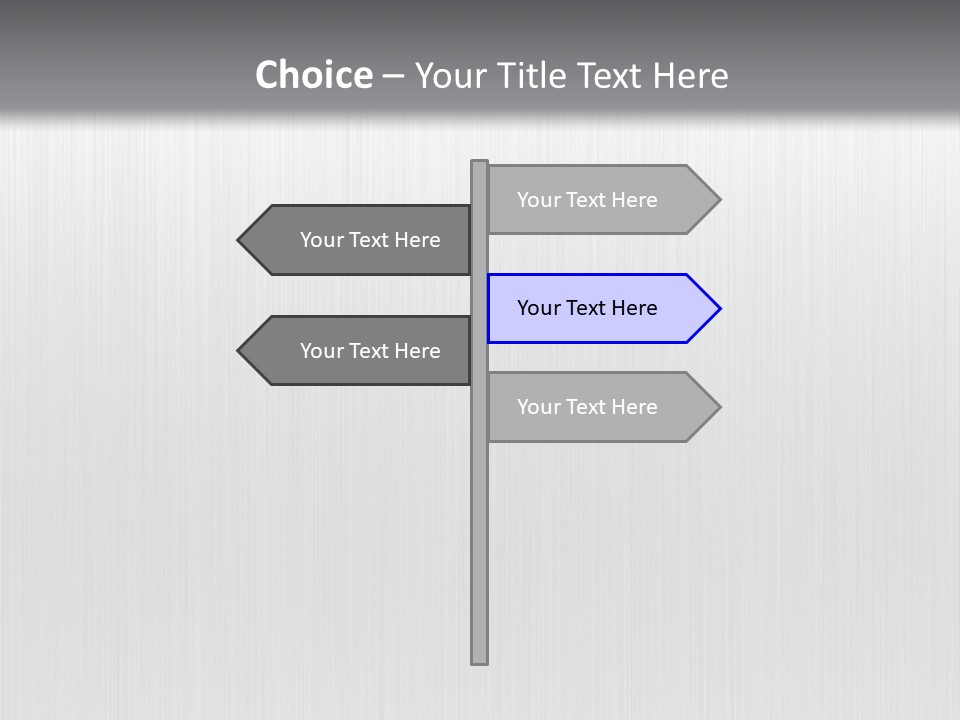 Polished Metallic Iron PowerPoint Template