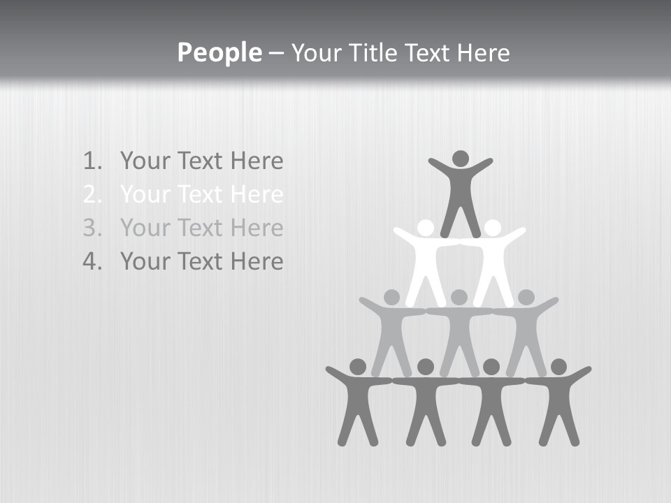 Polished Metallic Iron PowerPoint Template