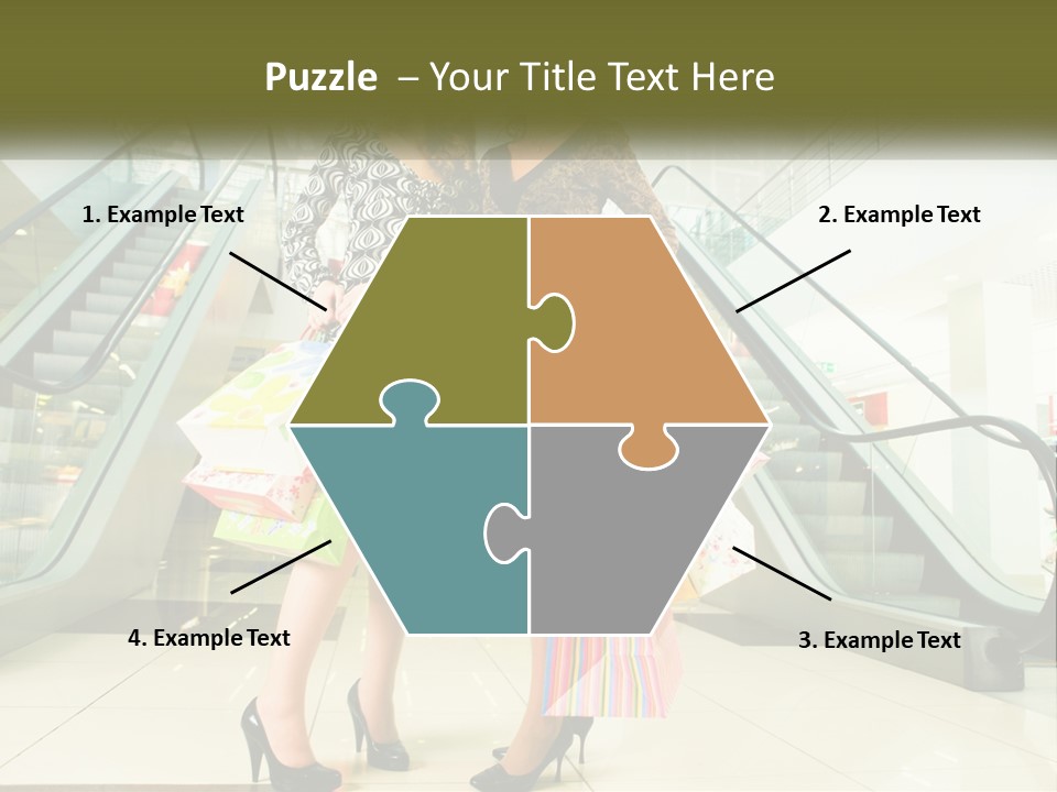 Stylish Shop Positive PowerPoint Template