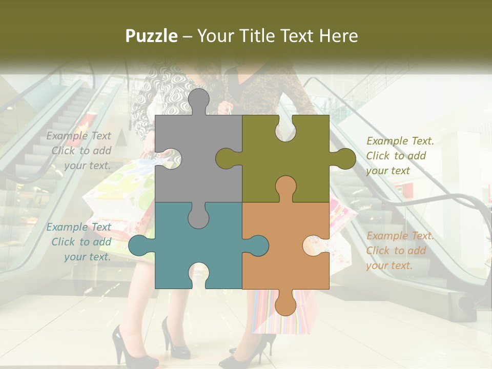 Stylish Shop Positive PowerPoint Template