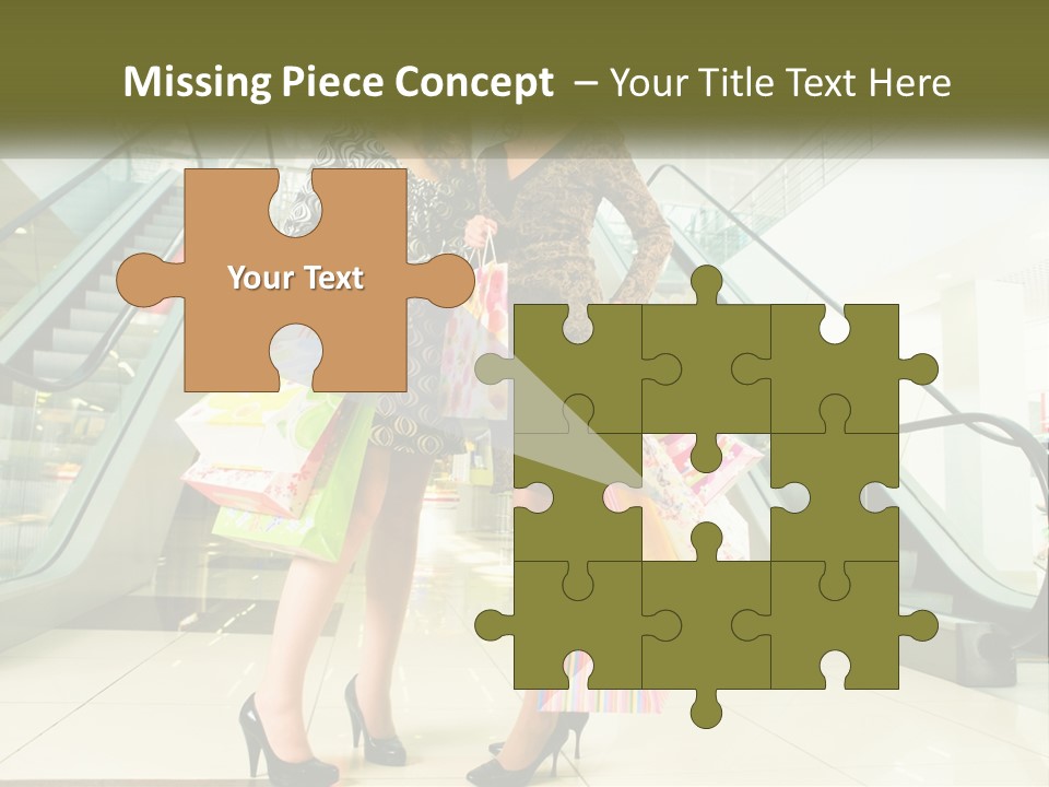 Stylish Shop Positive PowerPoint Template