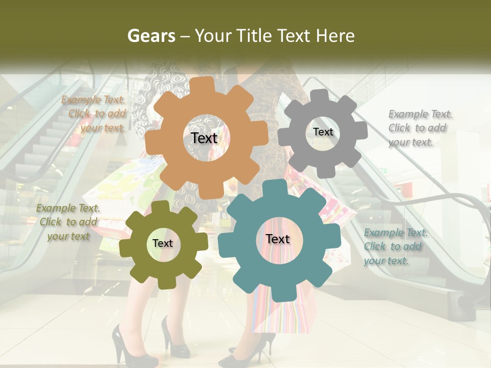 Stylish Shop Positive PowerPoint Template