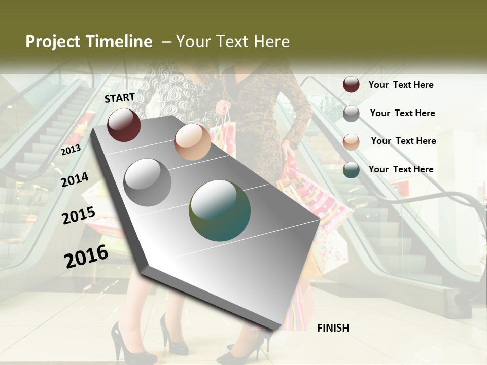 Stylish Shop Positive PowerPoint Template
