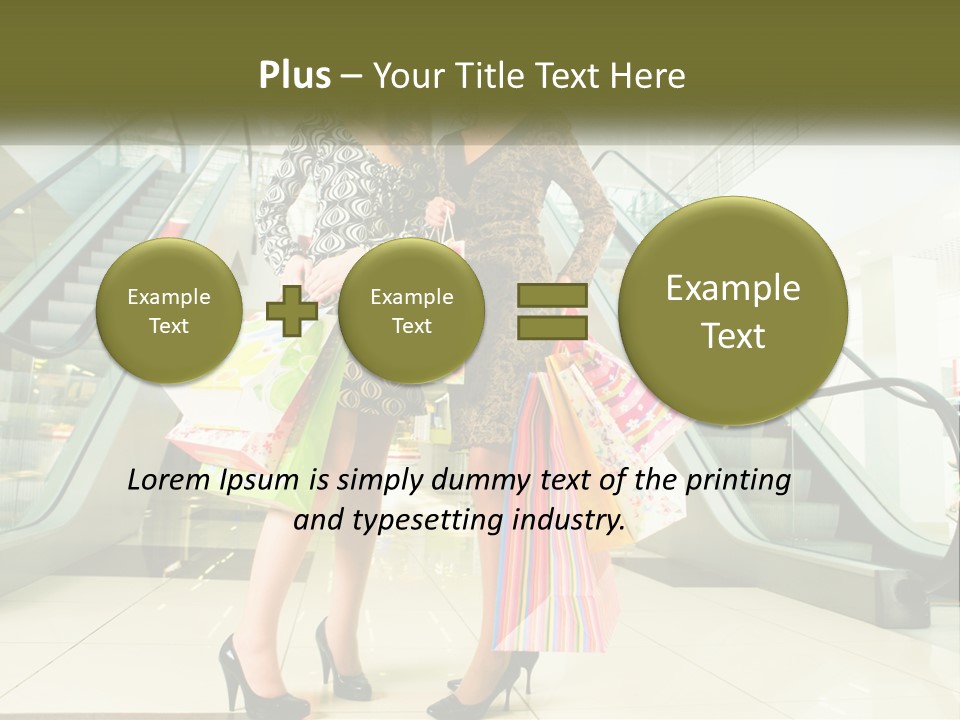 Stylish Shop Positive PowerPoint Template