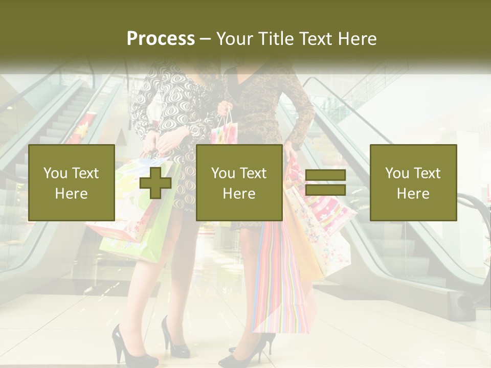 Stylish Shop Positive PowerPoint Template