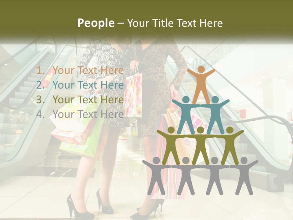 Stylish Shop Positive PowerPoint Template