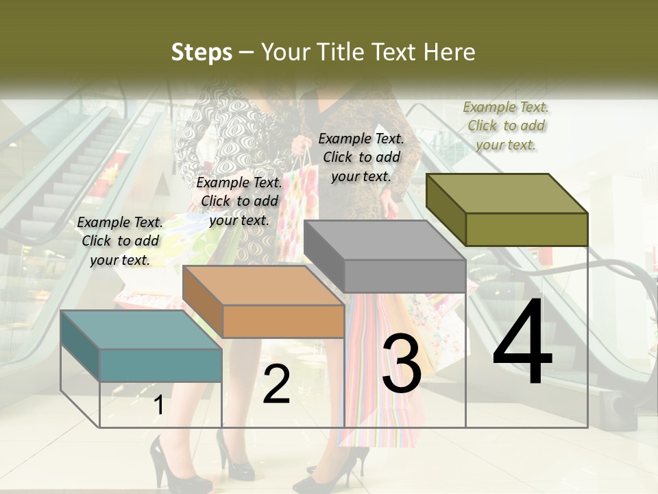 Stylish Shop Positive PowerPoint Template