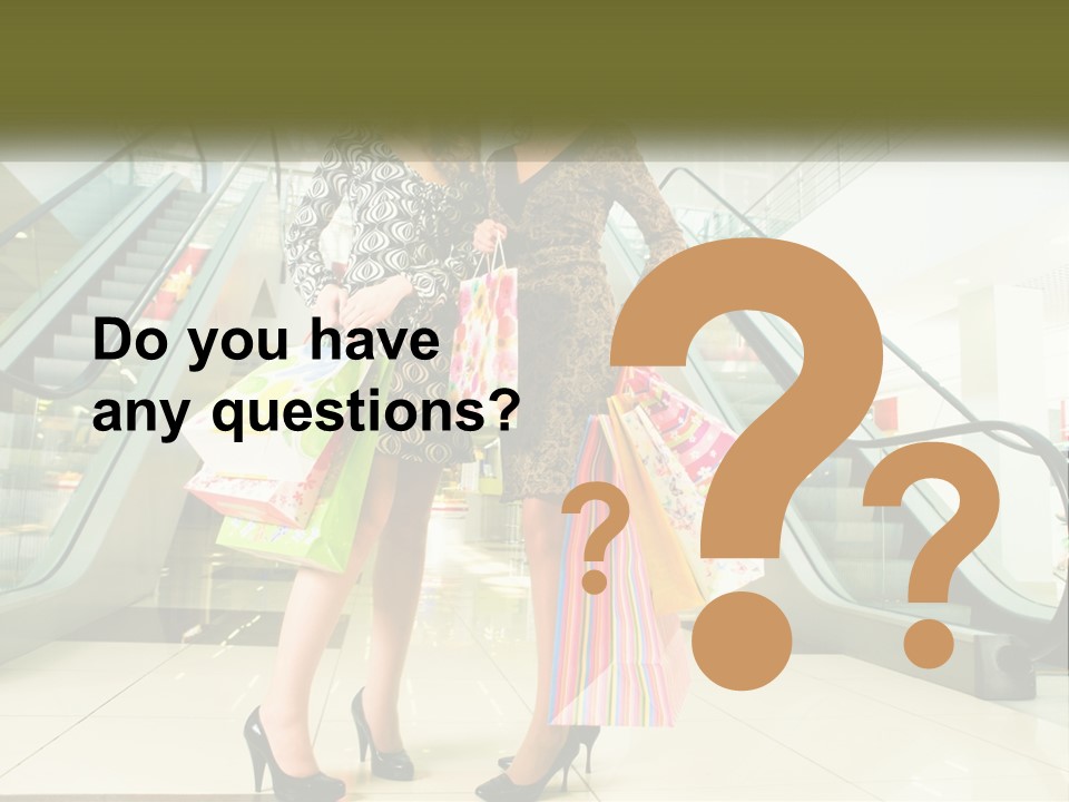 Stylish Shop Positive PowerPoint Template