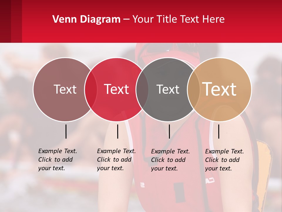 Red Water Stare PowerPoint Template