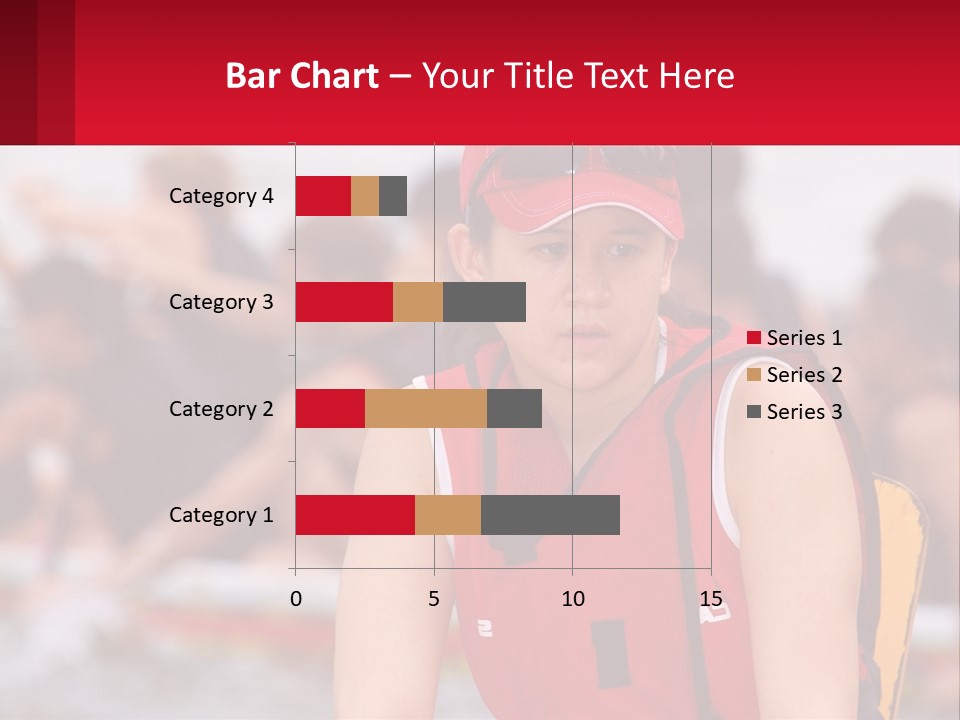 Red Water Stare PowerPoint Template