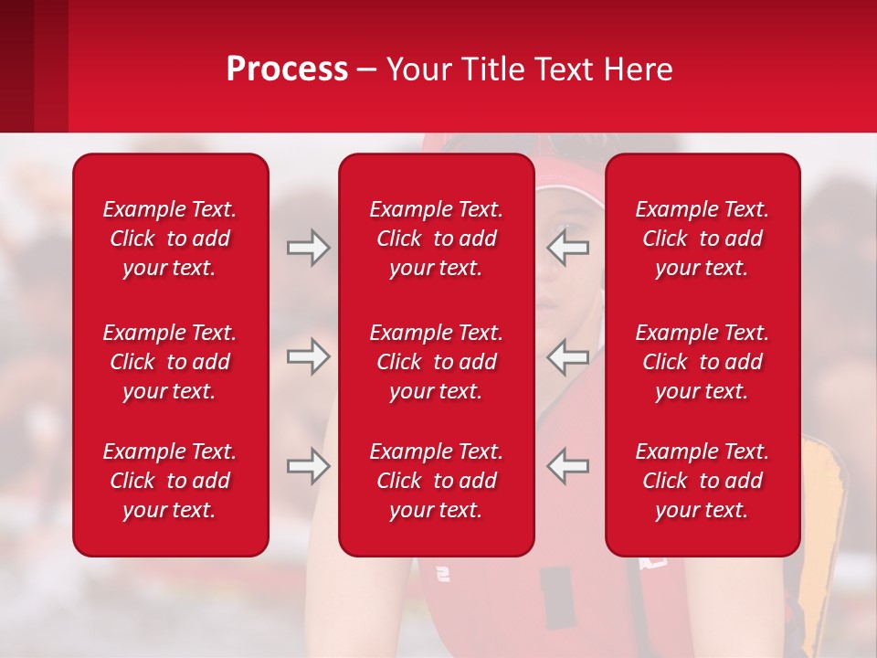 Red Water Stare PowerPoint Template