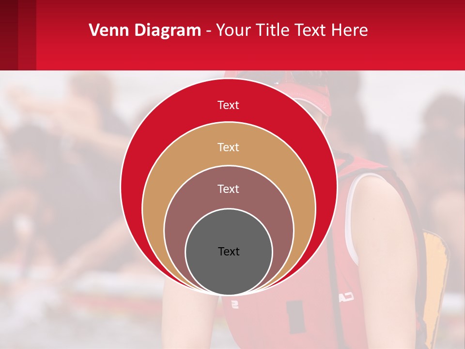 Red Water Stare PowerPoint Template