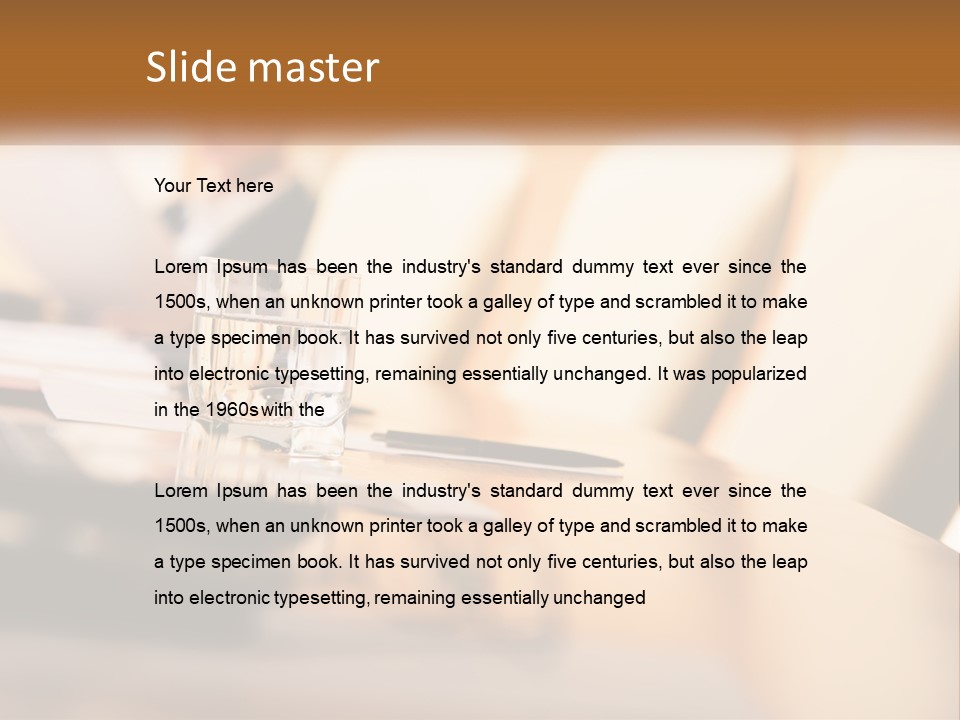 Meet Place Foreground PowerPoint Template