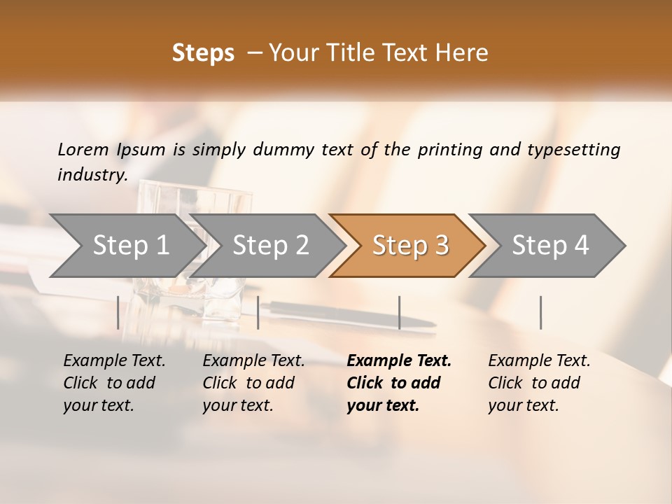 Meet Place Foreground PowerPoint Template
