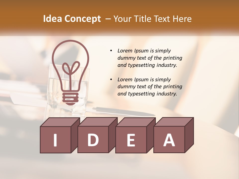 Meet Place Foreground PowerPoint Template