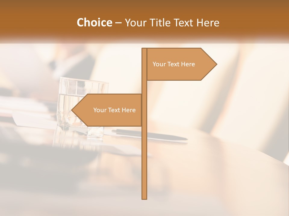 Meet Place Foreground PowerPoint Template