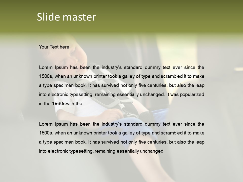 Cute Healthy One PowerPoint Template