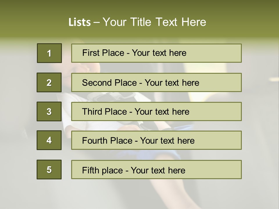 Cute Healthy One PowerPoint Template