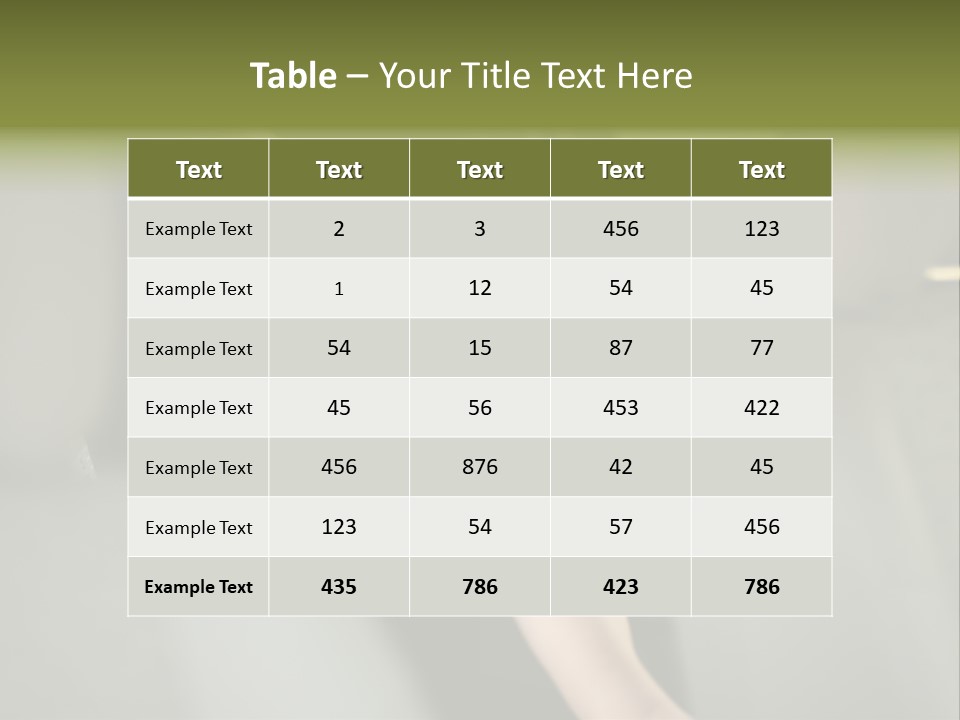 Cute Healthy One PowerPoint Template