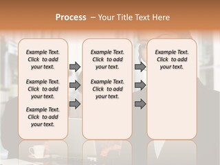 A Woman Wearing A Headset With A Laptop In Front Of Her PowerPoint Template