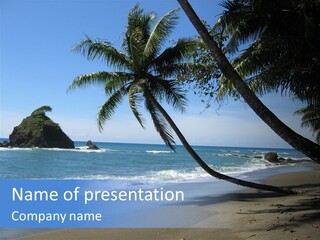 America Ocean Turf PowerPoint Template