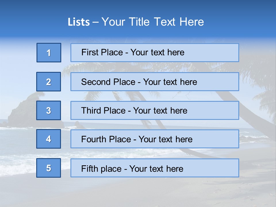 America Ocean Turf PowerPoint Template