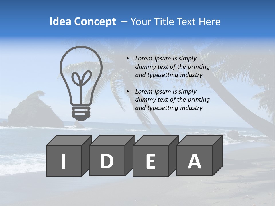 America Ocean Turf PowerPoint Template