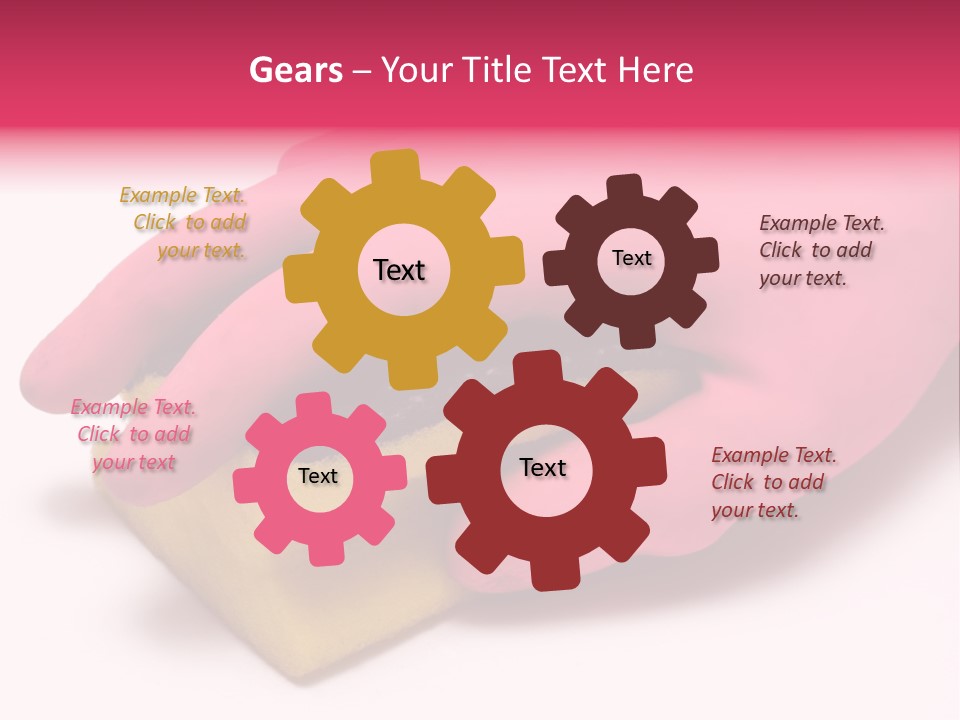 Fresh Latex Cleanser PowerPoint Template