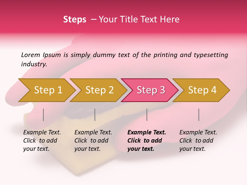 Fresh Latex Cleanser PowerPoint Template