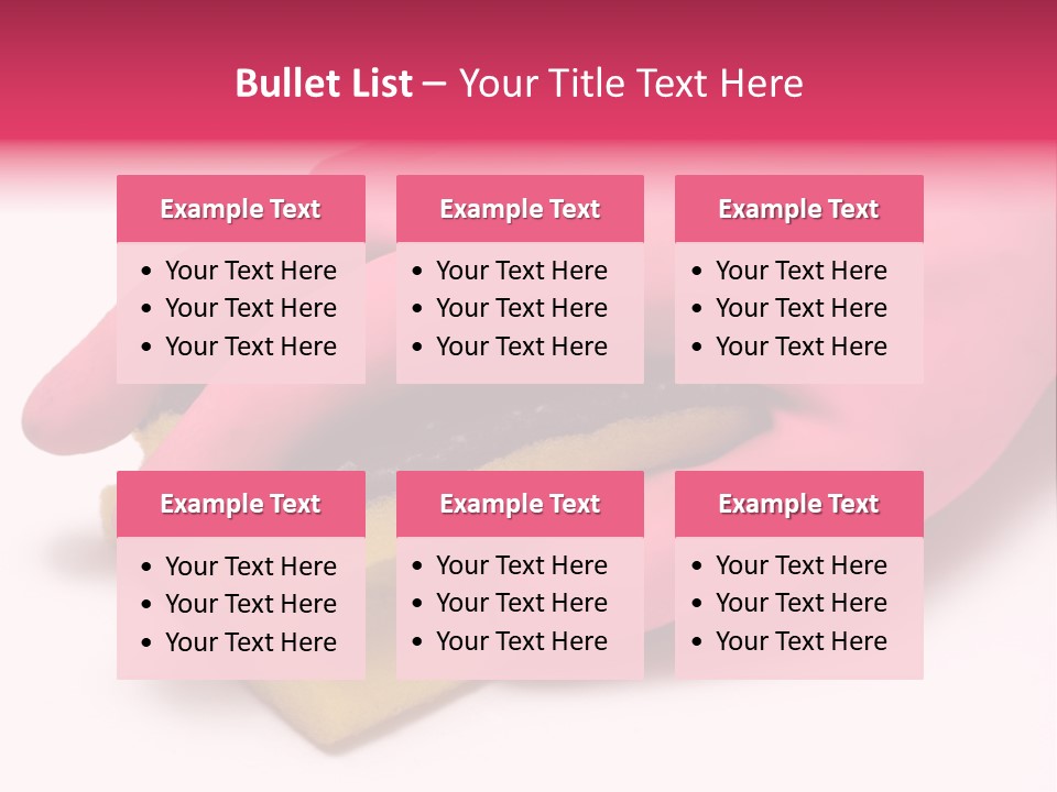 Fresh Latex Cleanser PowerPoint Template