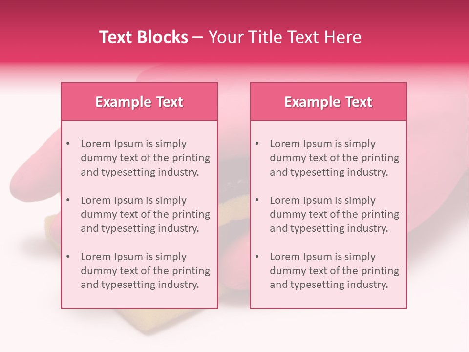 Fresh Latex Cleanser PowerPoint Template