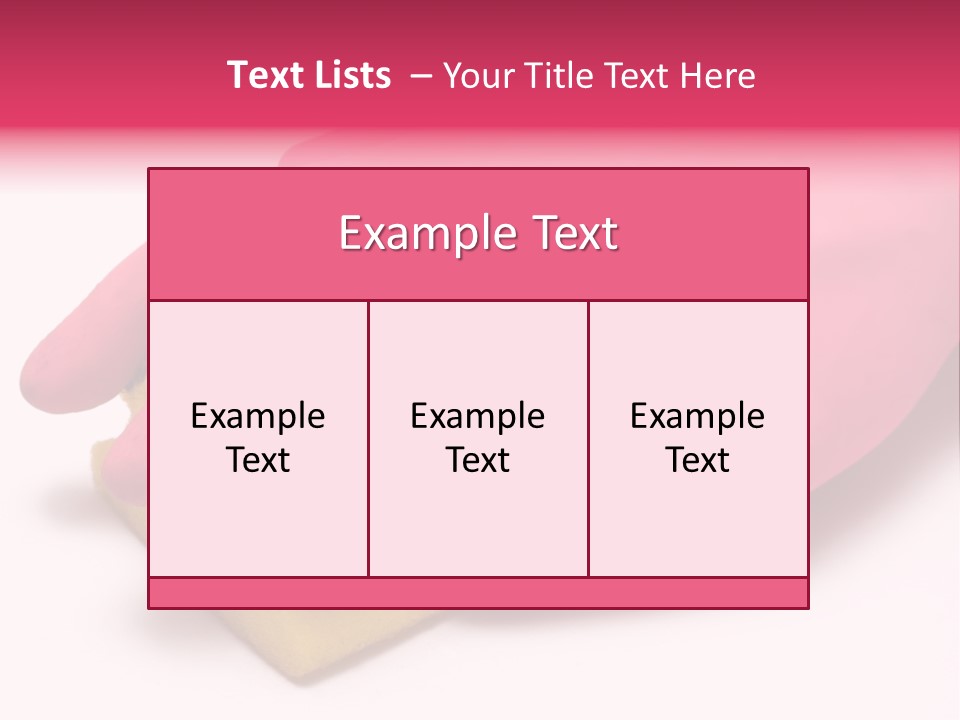 Fresh Latex Cleanser PowerPoint Template