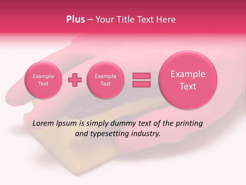 Fresh Latex Cleanser PowerPoint Template