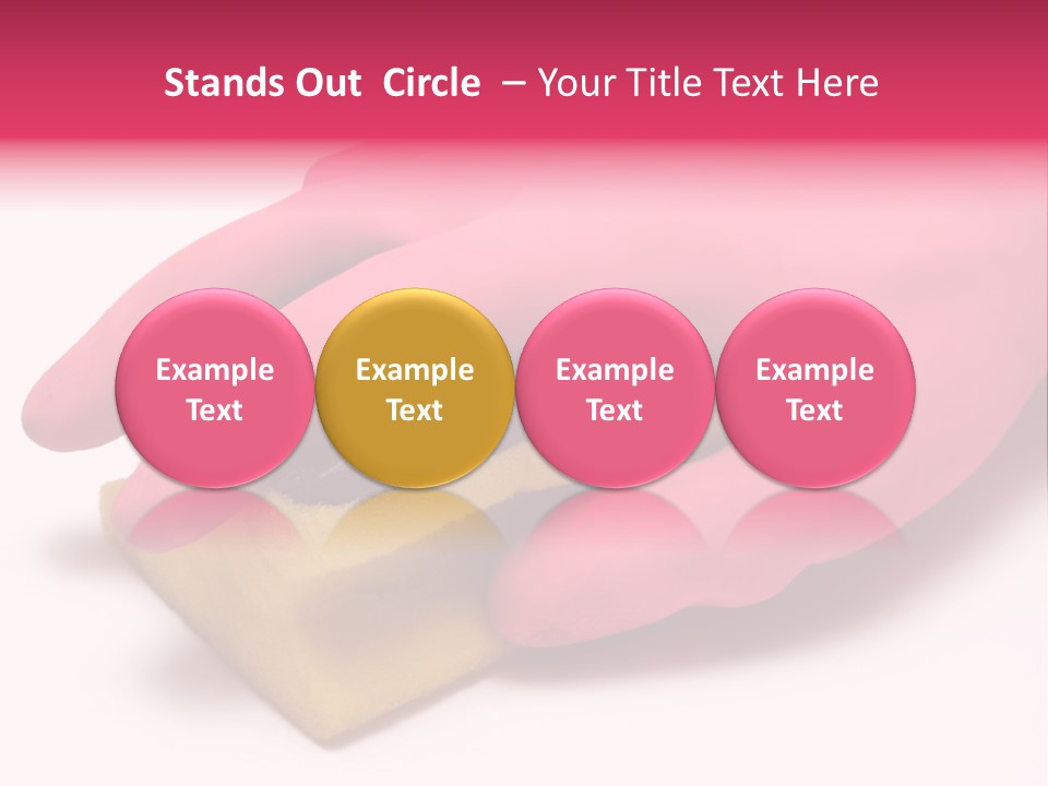 Fresh Latex Cleanser PowerPoint Template