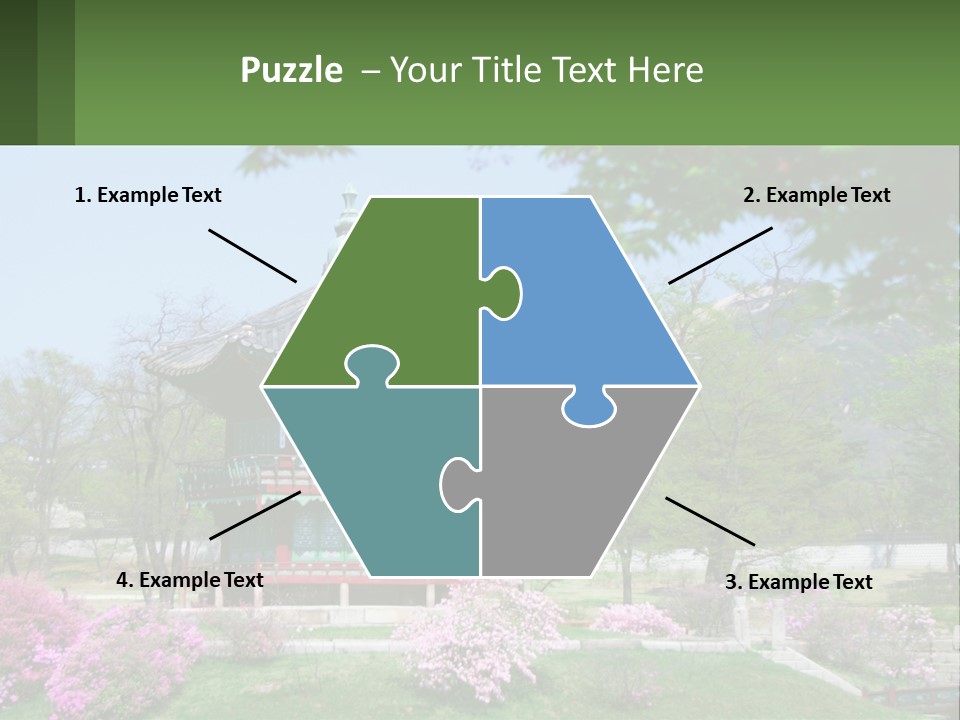 Grass Sky Oriental PowerPoint Template