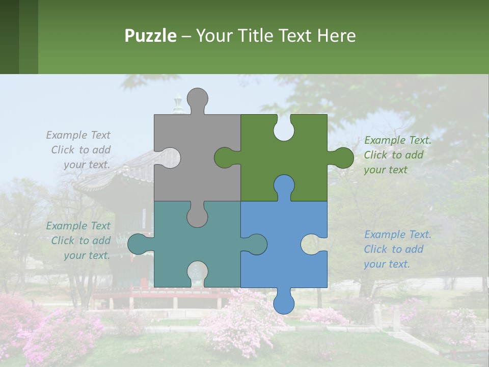 Grass Sky Oriental PowerPoint Template