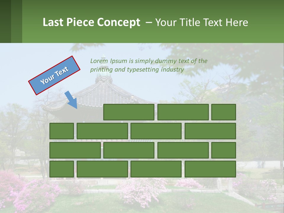 Grass Sky Oriental PowerPoint Template