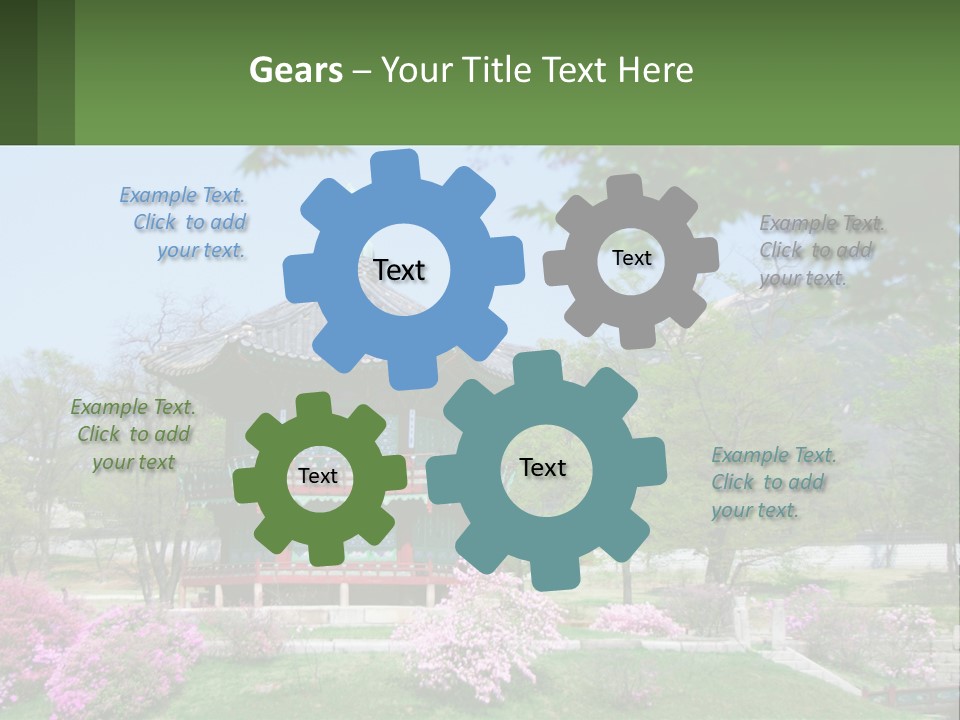 Grass Sky Oriental PowerPoint Template