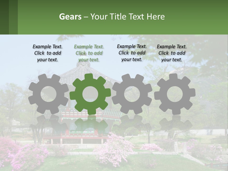 Grass Sky Oriental PowerPoint Template