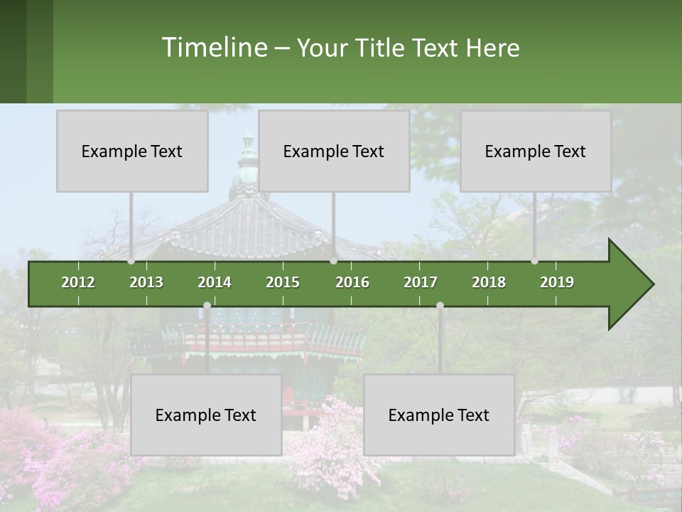 Grass Sky Oriental PowerPoint Template
