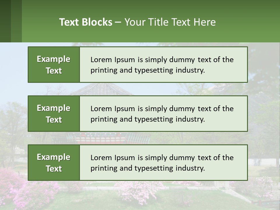 Grass Sky Oriental PowerPoint Template